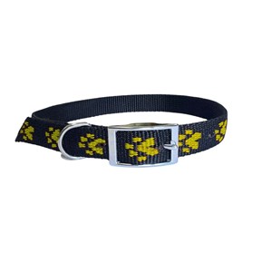 OBROŻA TAŚMA ŁAPKA 20mm/57cm CZAR.Z ŻÓŁ.Ł