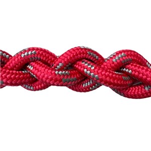 SMYCZ SZNUREK SKŁADANA KOSTKA CZERWONO/SREBRNA