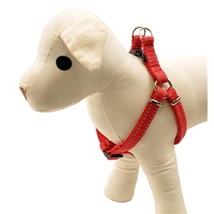 SZELKI TAŚMA REGULOWANE ODBLASK 15mm/40-50cm CZERW