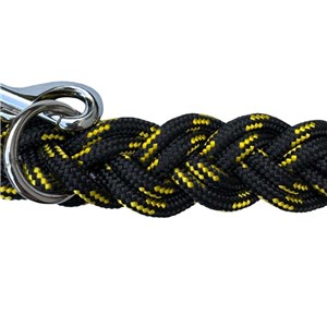 SMYCZ SZNUREK SKŁADANA WARKOCZ CZARNO/ŻÓŁTA