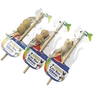 CROCI WĘDKA DLA KOTA STWORKI MIX 26cm