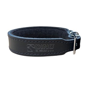 OBROŻA SKÓRZANA 22mm/29-33cm  PLUS CZARNA