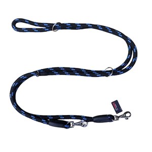 SMYCZ SZNUREK SKŁADANA 14mm/500cm CZARNO/NIEBIESKA